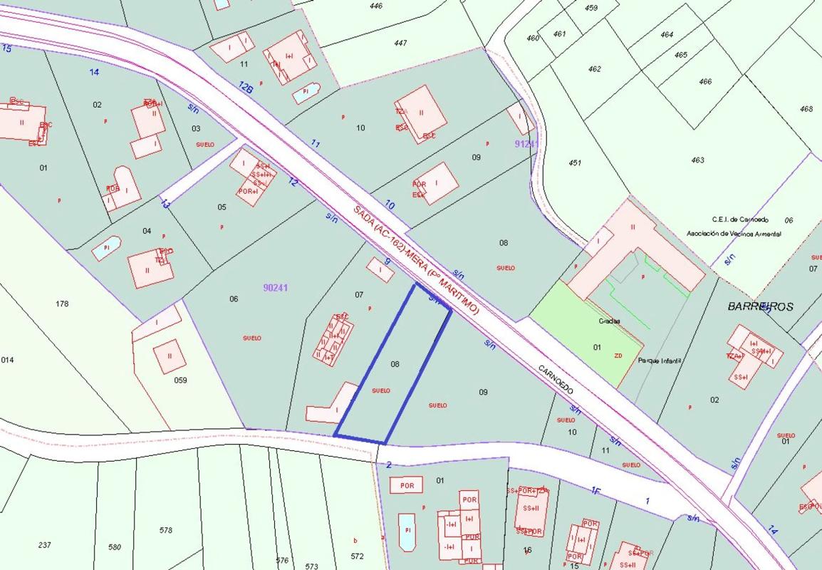 Land for sale in Sada, A Coruña plan 1
