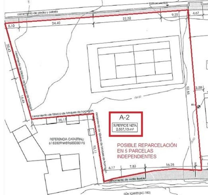 Terreno en venta en Oleiros, A Coruña plan 1