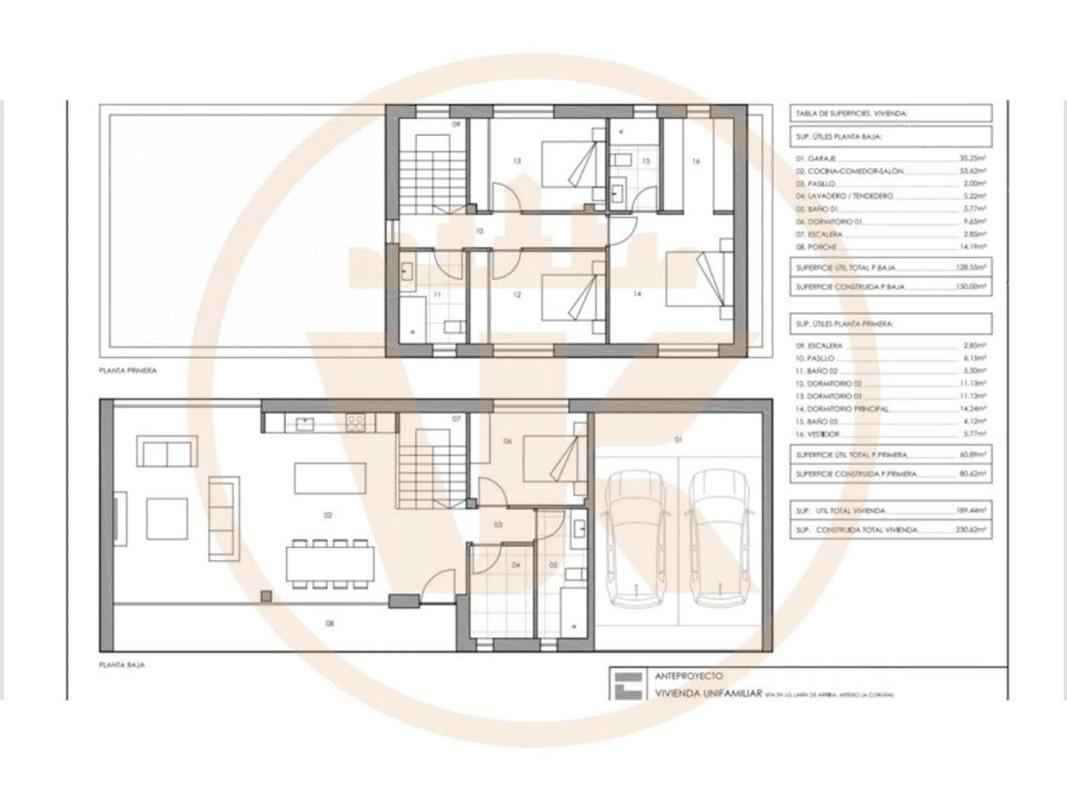 Land for sale in Arteijo, A Coruña plan 1