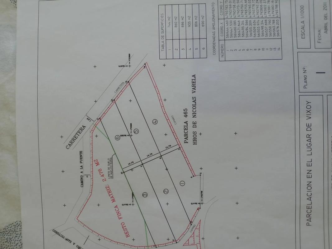 Land for sale in Bergondo, A Coruña plan 2
