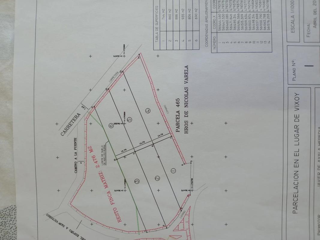 Land for sale in Bergondo, A Coruña plan 3