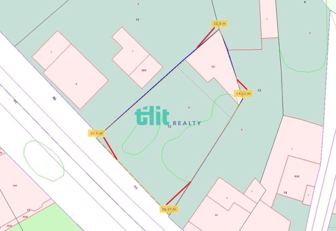 Land for sale in Oleiros, A Coruña plan 1