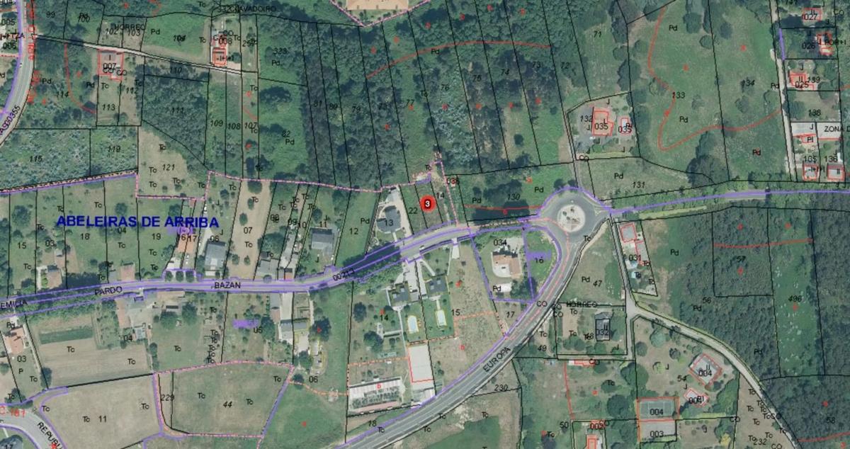 Land for sale in Oleiros, A Coruña plan 1