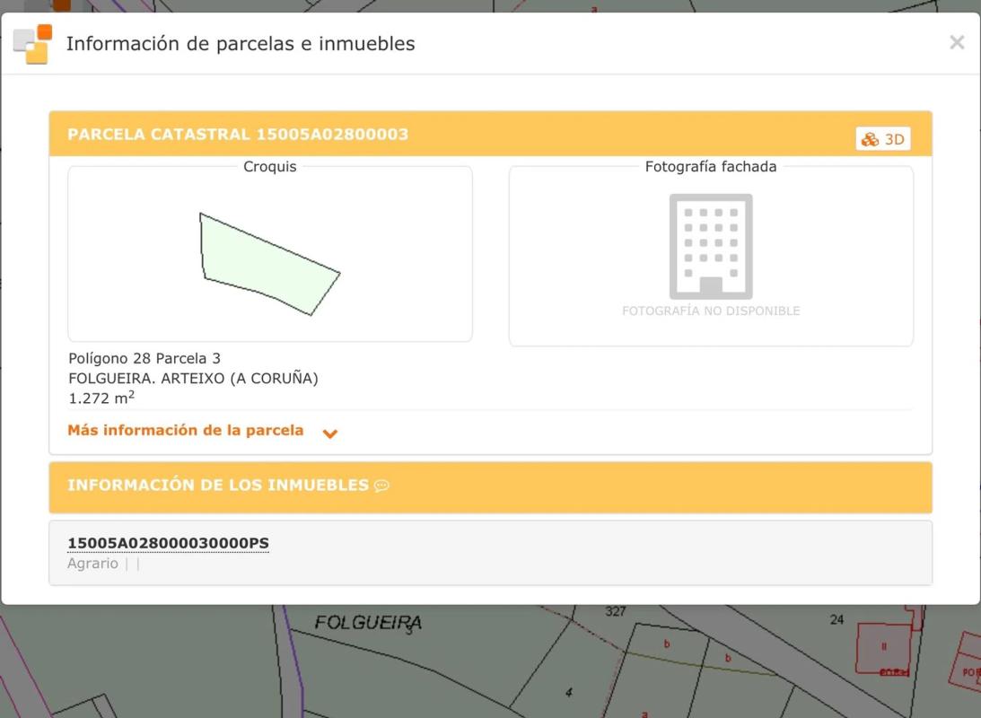 Land for sale in Arteijo, A Coruña plan 2