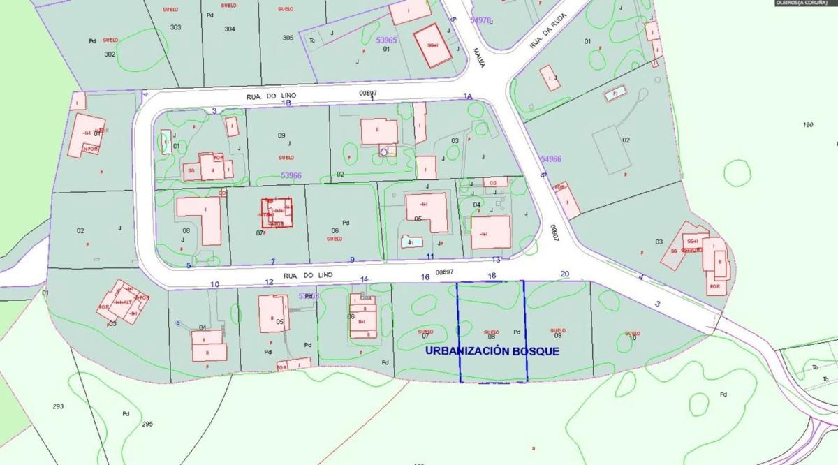 Terreno en venta en Oleiros, A Coruña plan 1