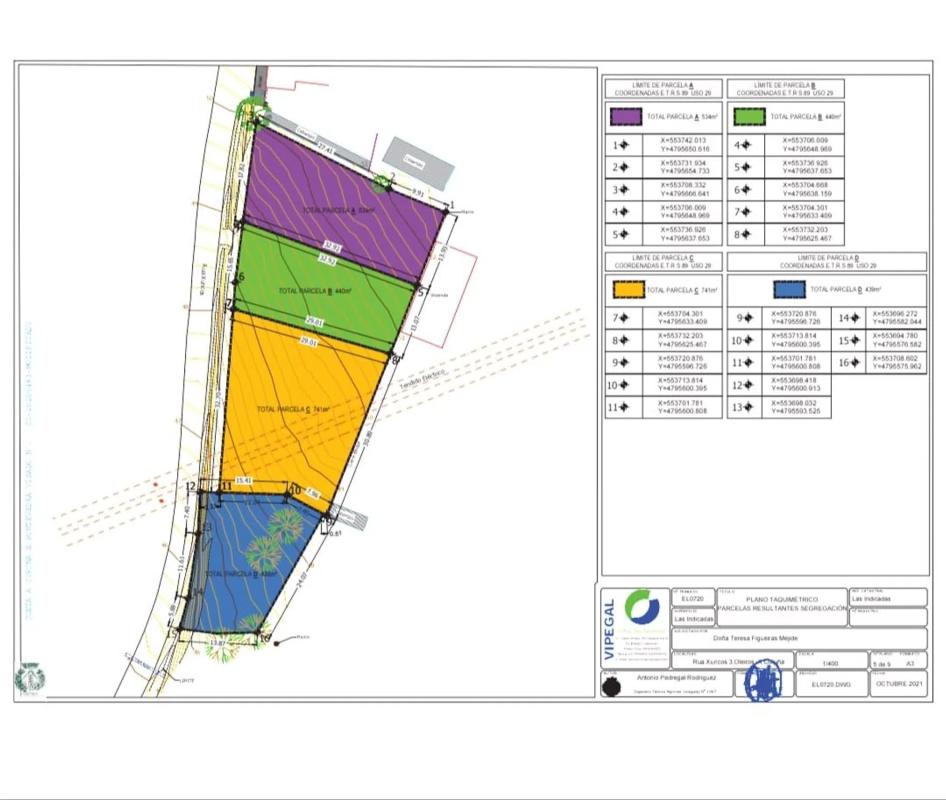 Terreno en venta en Oleiros, A Coruña plan 1