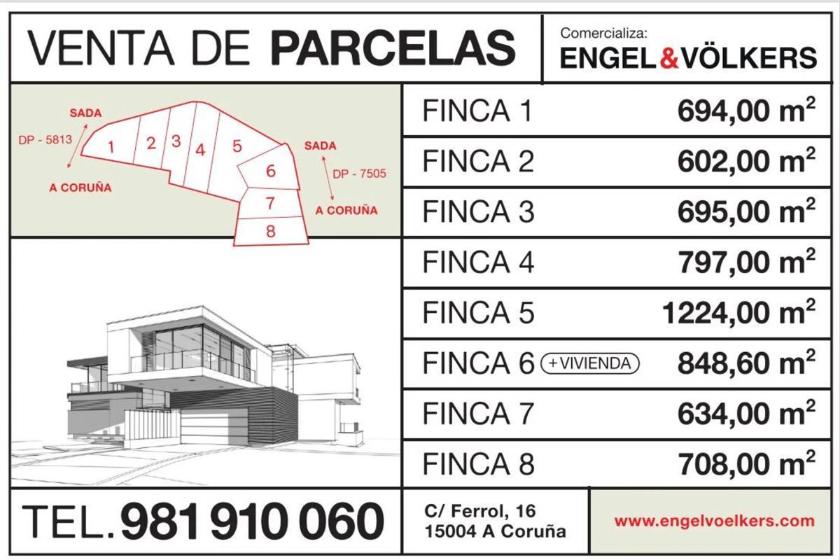 Land for sale in Sada, A Coruña plan 1