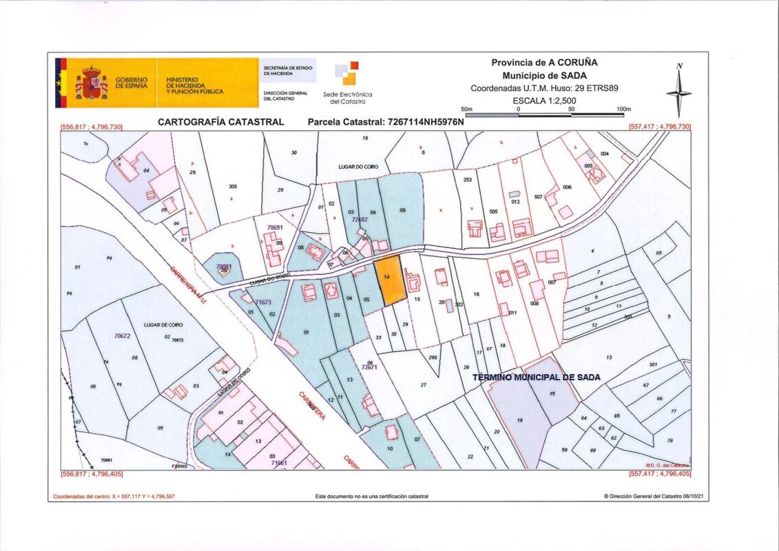 Terreno en venta en Sada, A Coruña plan 1