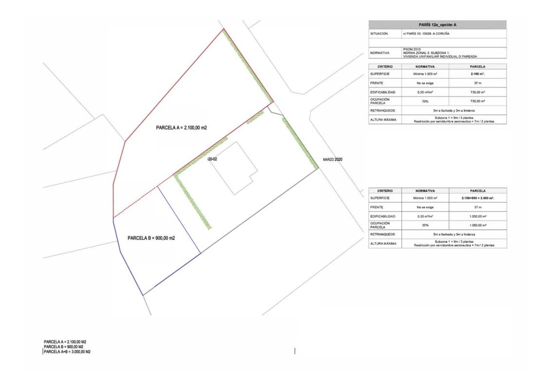 Land for sale in A Coruña, A Coruña plan 1
