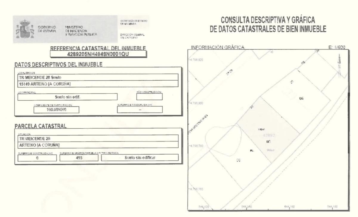 Terreno en venta en Arteixo, A Coruña plan 2