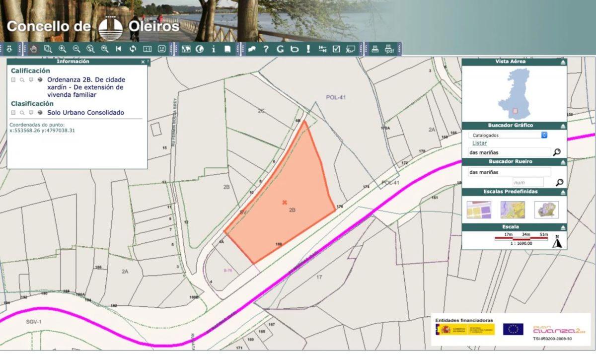 Terreno en venta en Oleiros, A Coruña plan 1
