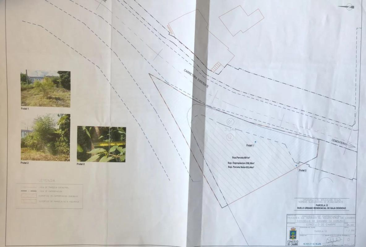 Terreno en venta en Cambre, A Coruña plan 2