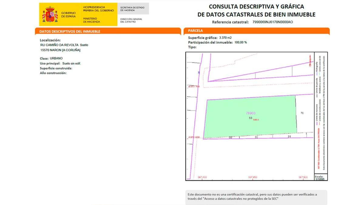 Terreno en venta en Narón, A Coruña photo 5
