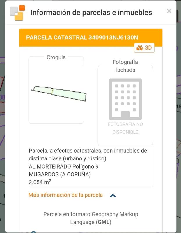 Terreno en venta en Mugardos, A Coruña photo 1