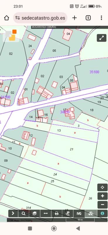 Участок земли на продажу в Мугардос, Ла-Коруня plan 2