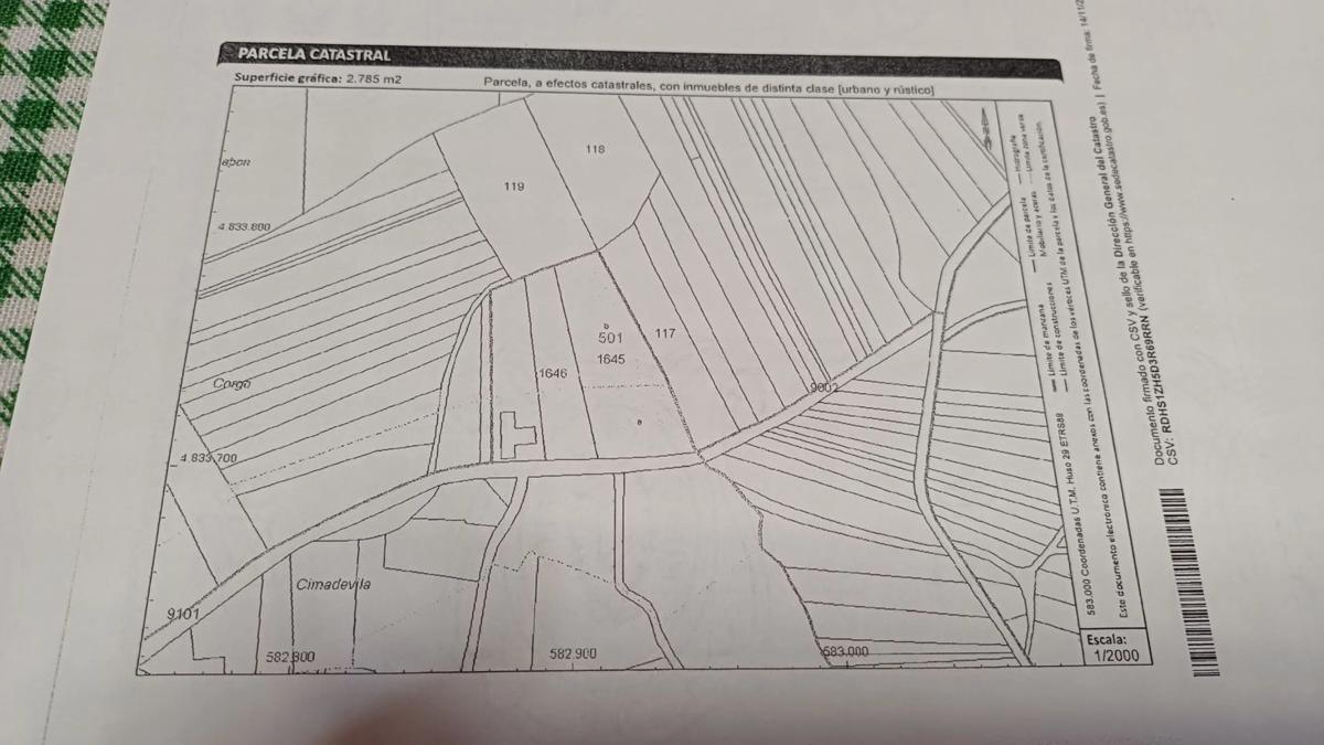 Terreno en venta en Cedeira, A Coruña plan 1
