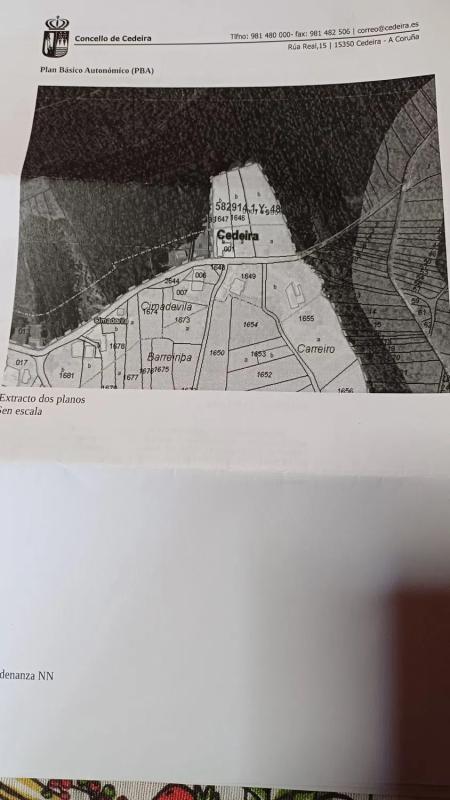 Terreno en venta en Cedeira, A Coruña plan 3