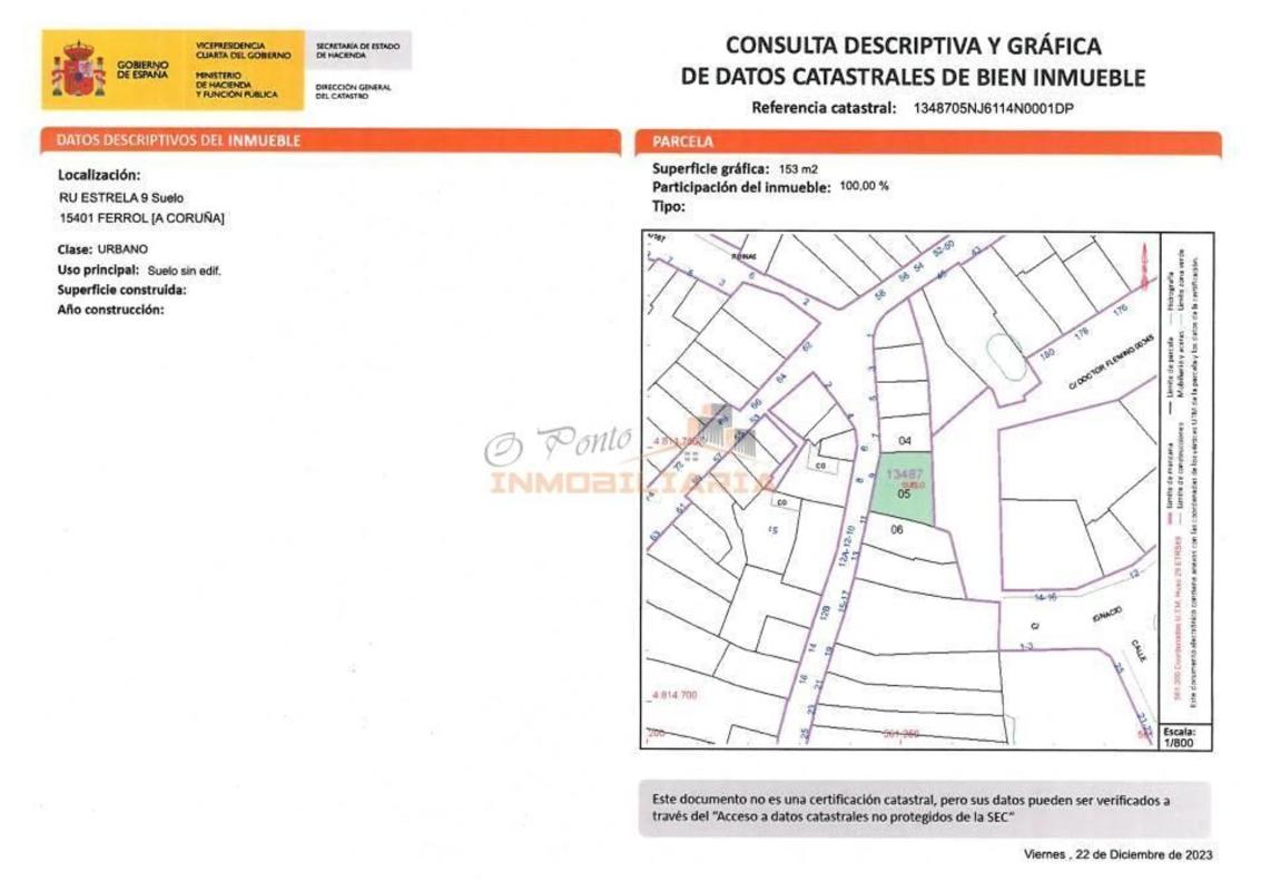 Terreno en venta en Ferrol, A Coruña plan 2