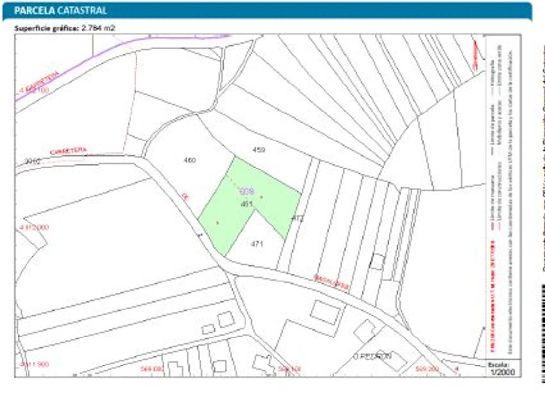 Terreno en venta en Fene, A Coruña plan 1