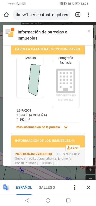 Terreno en venta en Ferrol, A Coruña photo 2