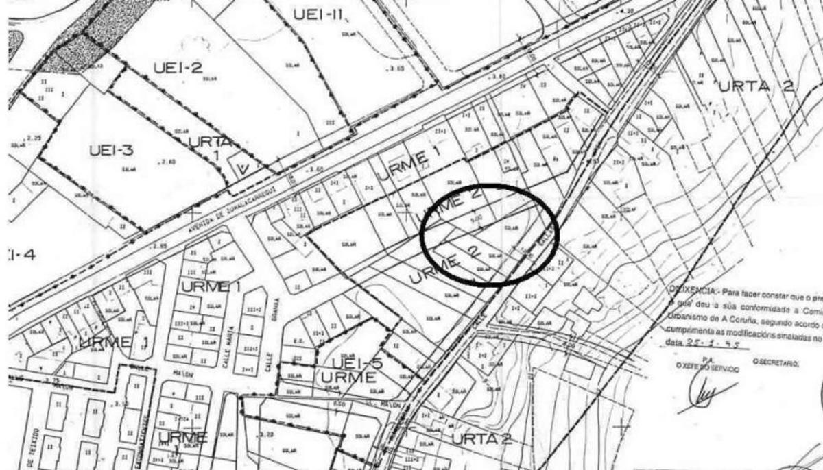 Land for sale in Cedeira, A Coruña plan 1