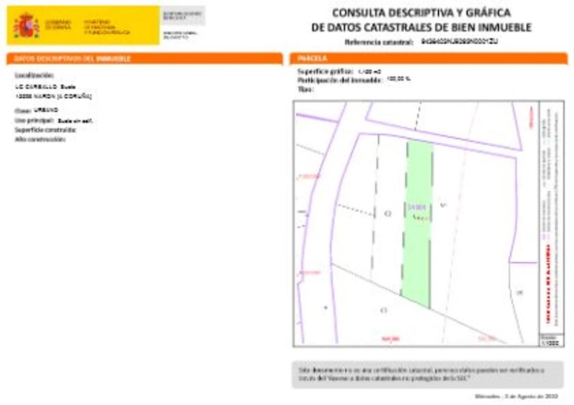 Terreno en venta en Narón, A Coruña plan 1