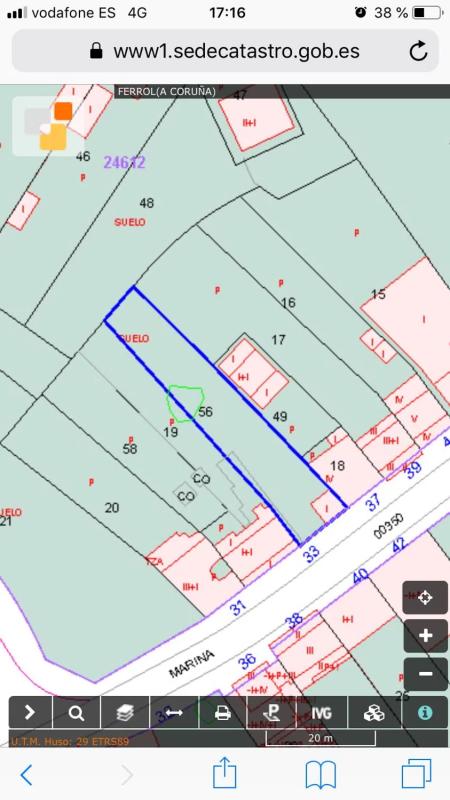 Terreno en venta en Ferrol, A Coruña plan 1