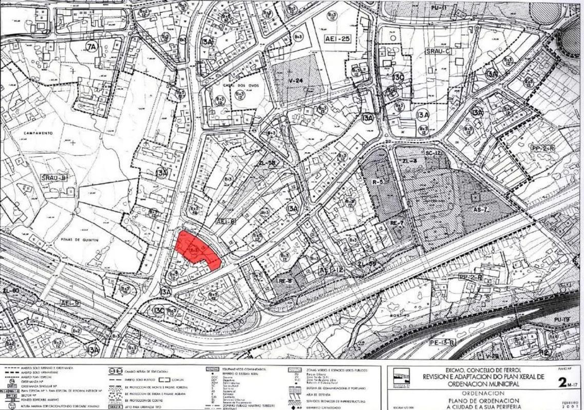 Land for sale in Ferrol, A Coruña plan 2