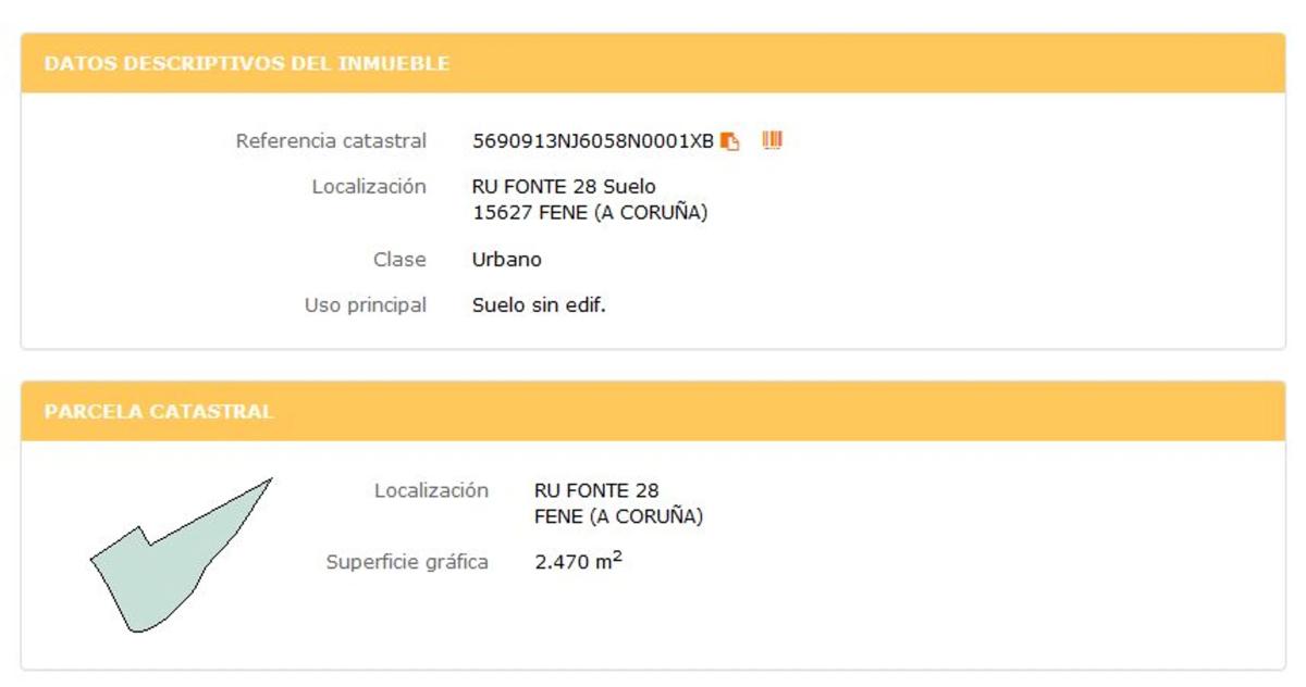 Terreno en venta en Fene, A Coruña plan 1