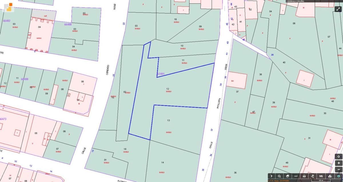Land for sale in Cedeira, A Coruña plan 1