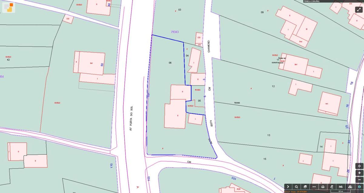 Terreno en venta en Fene, A Coruña plan 1