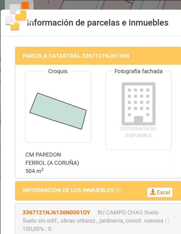 Terreno en venta en Ferrol, A Coruña plan 2