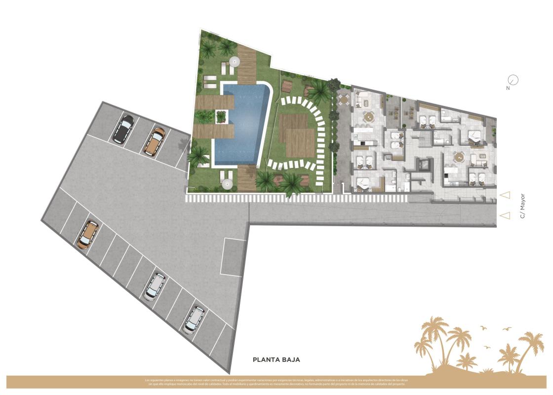 Obra nueva Oasis Guardamar Residencial en Guardamar del Segura (Revista) plan 1