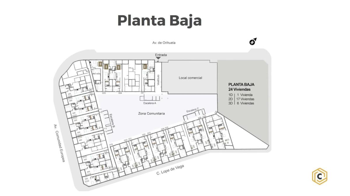 Obra nueva AMARIÓN III en Almoradí (Revista) plan 3