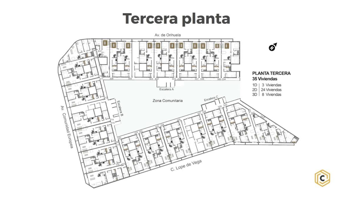 Obra nueva AMARIÓN III en Almoradí (Revista) plan 6