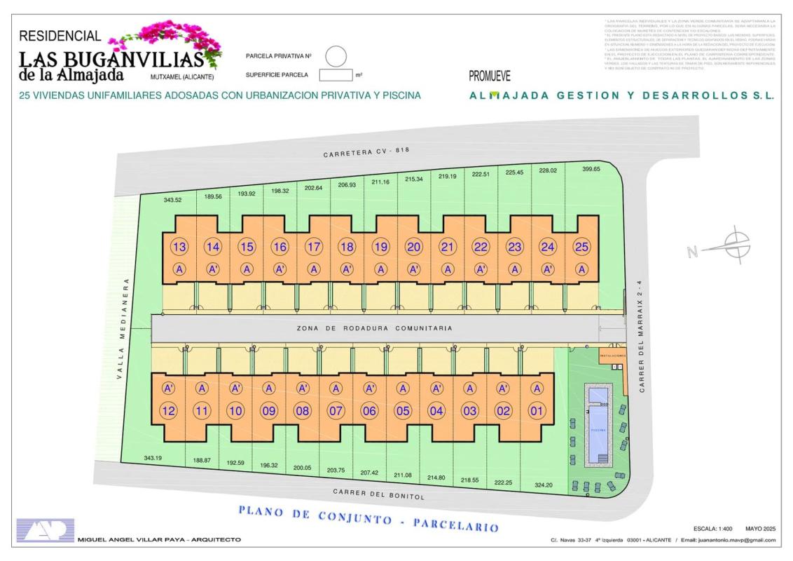 Obra nueva Residencial Las Buganvilias De La Almajada en Mutxamel (Revista) plan 2