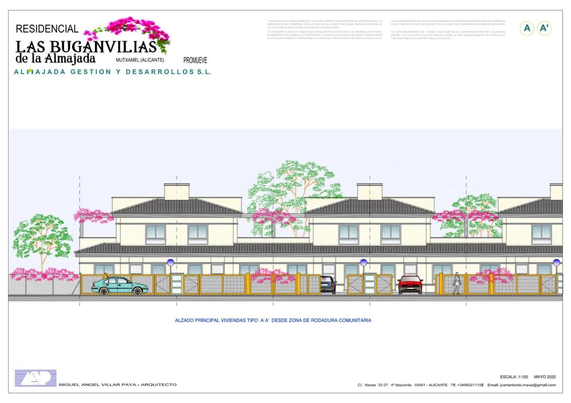 Obra nueva Residencial Las Buganvilias De La Almajada en Mutxamel (Revista) plan 3
