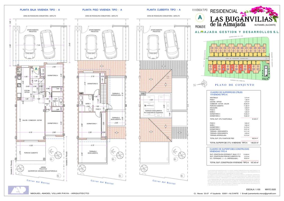Obra nueva Residencial Las Buganvilias De La Almajada en Mutxamel (Revista) plan 5