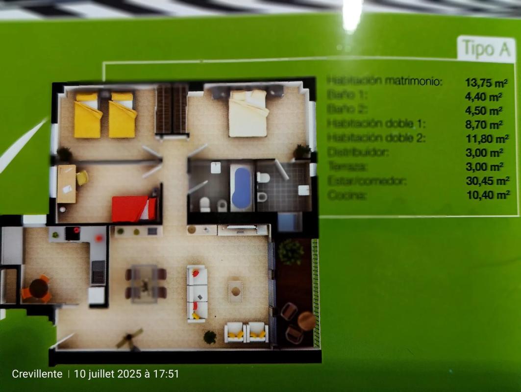 Venta de piso en CL ALEMANIA, 11, Crevillente
plan 1