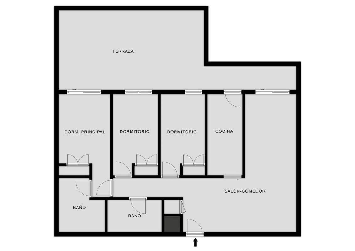 Sale of apartment in Calle Alcalde Josep Poveda Verdú, El Campello
 plan 1