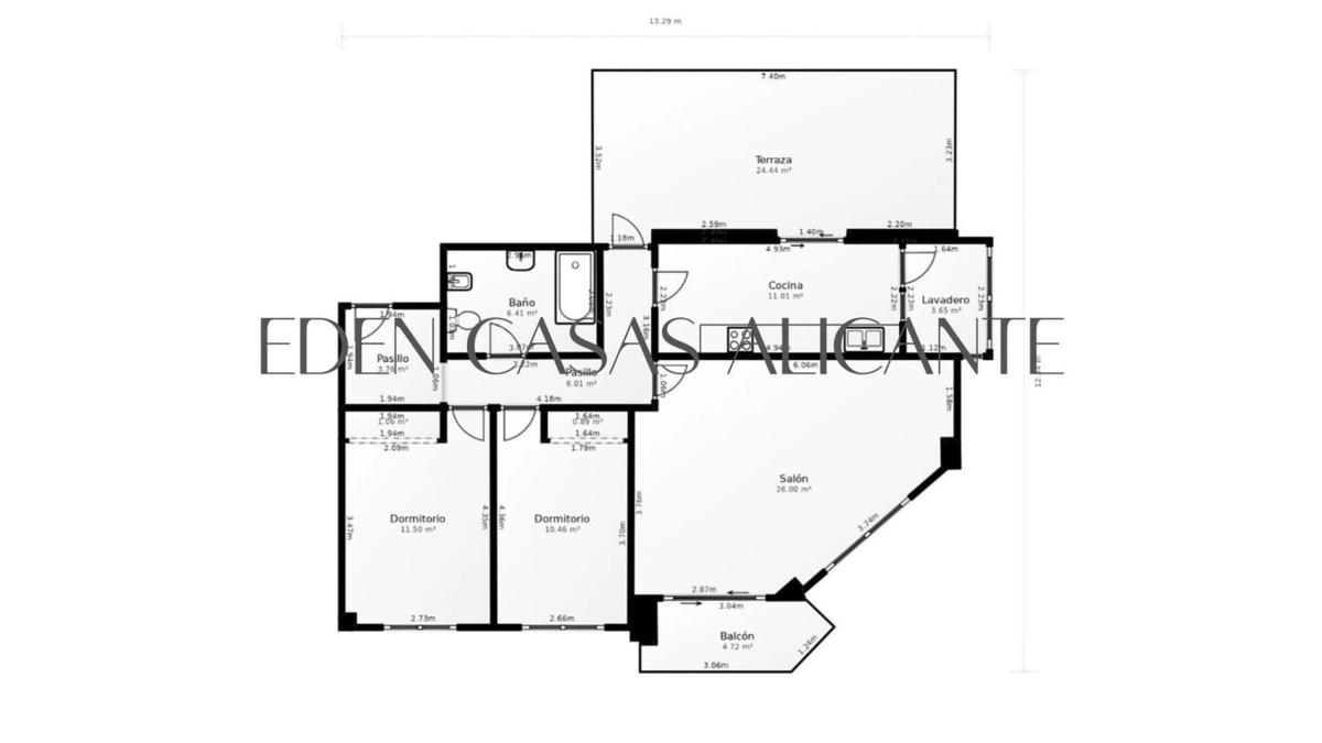 Venta de ático en  Calle Espronceda, 14, San Vicente del Raspeig plan 1
