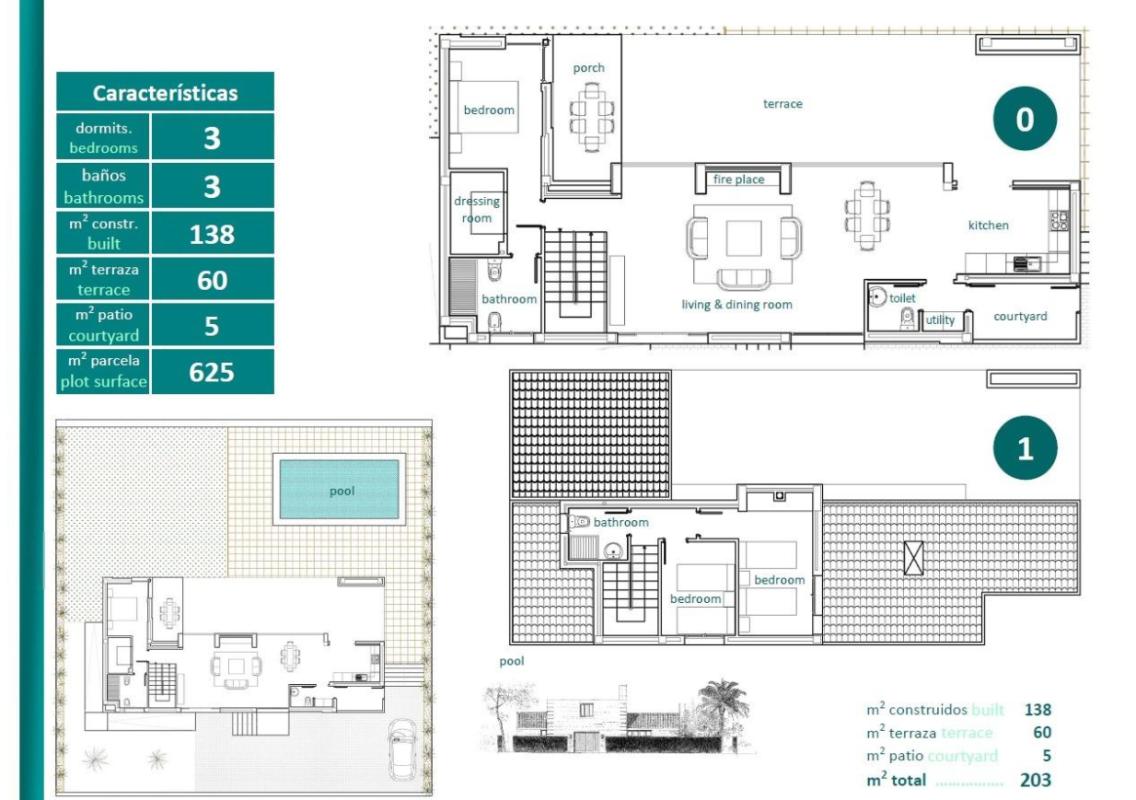 Obra nueva Peraleja Golf en Sucina (Revista) plan 1