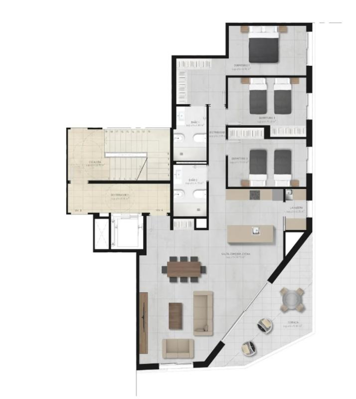 Obra nueva Residencial Las Yucas en Águilas (Revista) plan 2