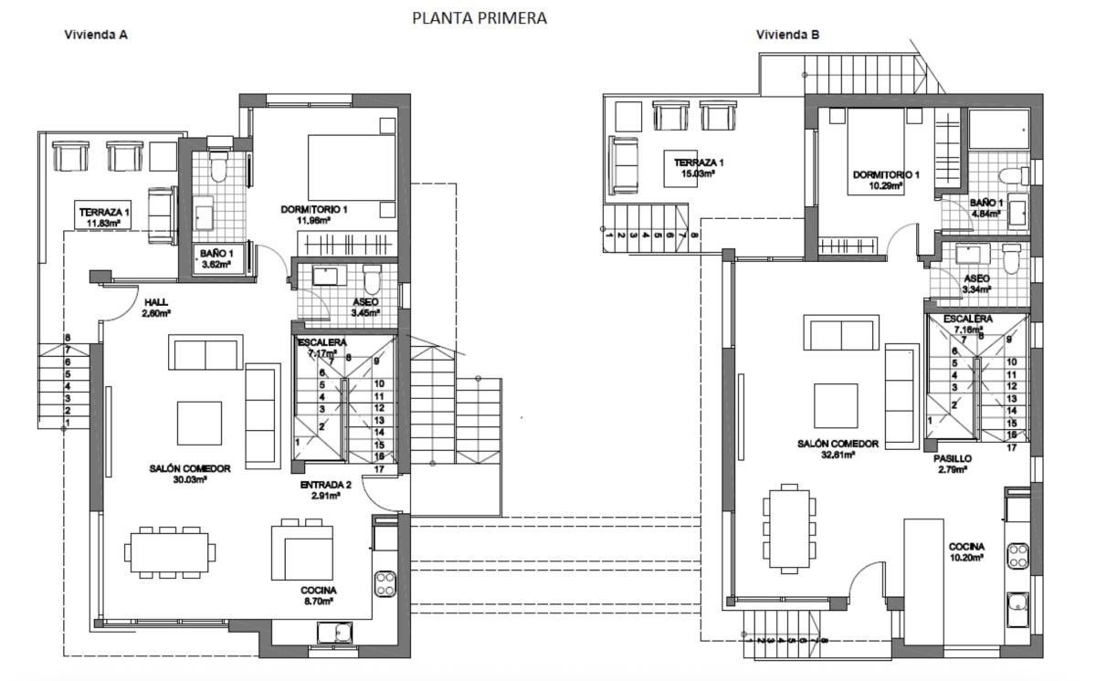 Obra nueva PARAÍSO DE LA MATA en Torrevieja (Revista) plan 4