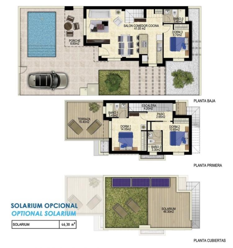 Новостройка Casas Blancas de Vistabella в Ориуэла plan 3