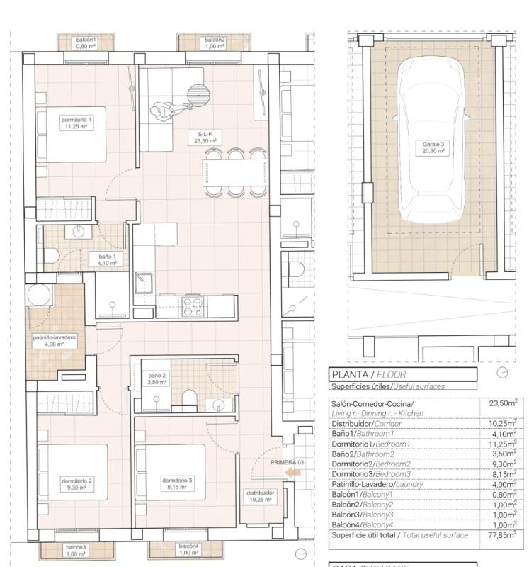Obra nueva Edificio Cierna en Hondón de las Nieves (Revista) plan 2