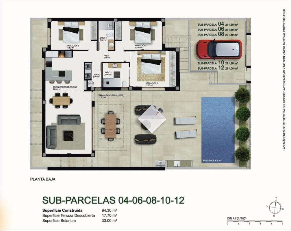 Venta de chalet independiente en Ciudad Quesada, Ciudad Quesada
plan 1