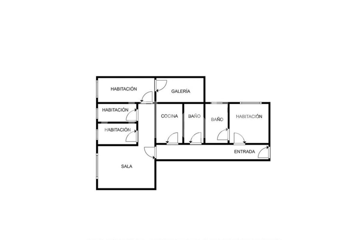 Venta de piso en Calle Miguel Delibes, Orihuela
 plan 1