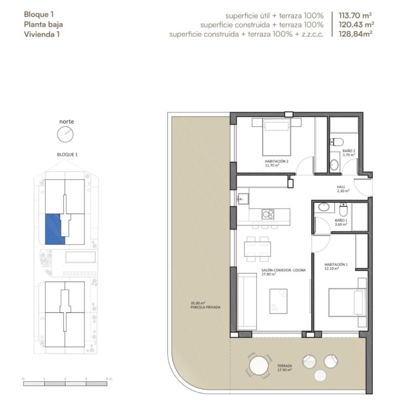Residencial Hermes piso, San Juan de Alicante
plan 2