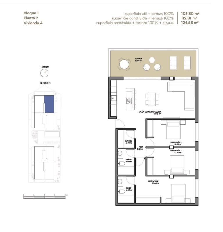 Residencial Hermes piso, San Juan de Alicante
plan 4